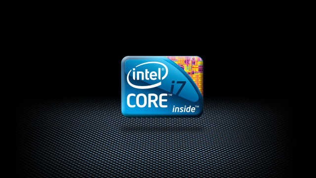 Intel core 7 logo black free wallpaper - medium preview image