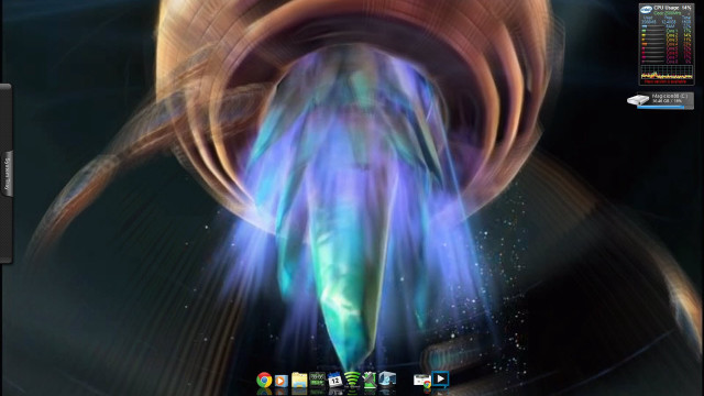 Computer jellyfish background jellyfish middle free wallpaper - medium preview image