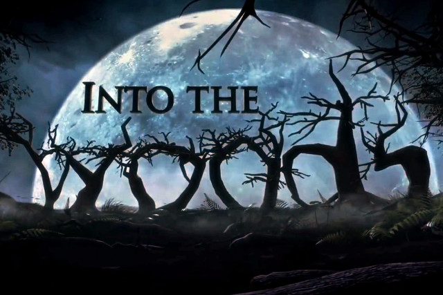 Creepy woods full moon gothic free wallpaper - medium preview image