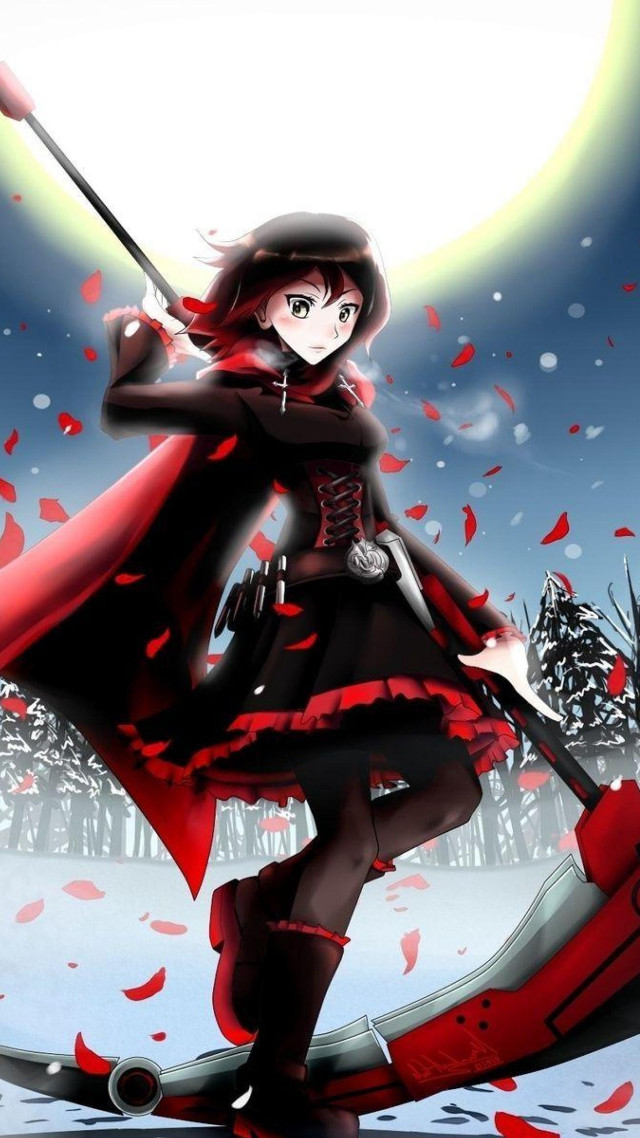 Woman red dress black hat #3 free wallpaper - medium preview image