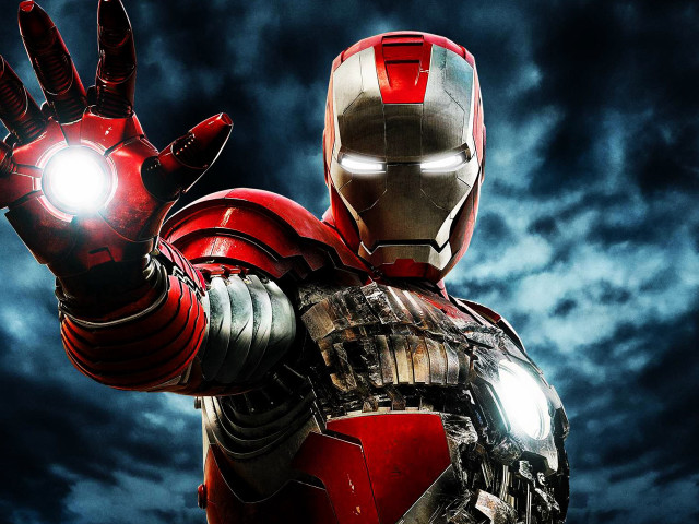 Man suit light hand cloudy free wallpaper - medium preview image