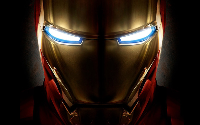Ironman glowing eyes red helmet free wallpaper - medium preview image