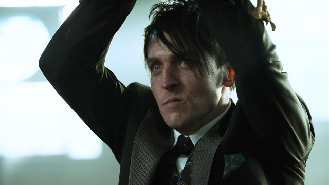 Man suit tie hands head free wallpaper - medium preview image
