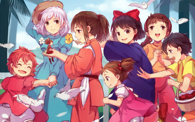 Group people building sky bird free wallpaper - medium preview image