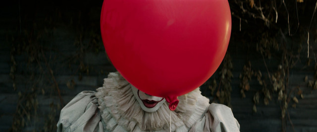 Clown red balloon white dress free wallpaper - medium preview image