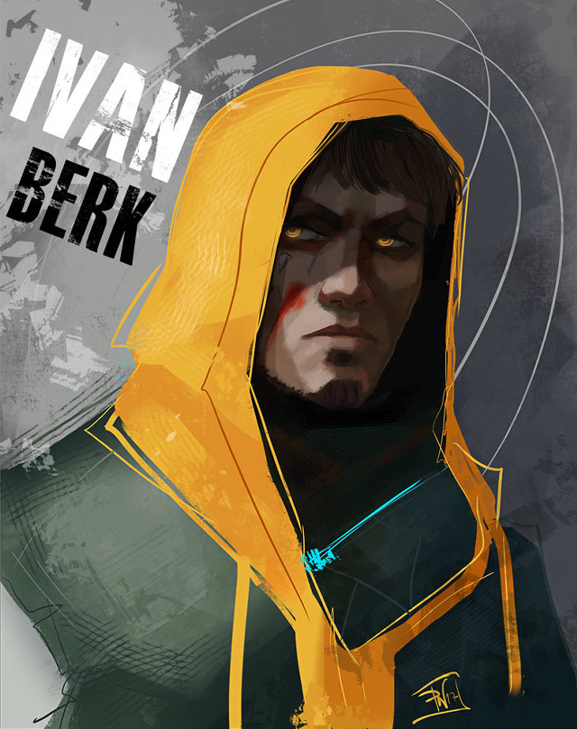 Man yellow hoodie black face free wallpaper - medium preview image