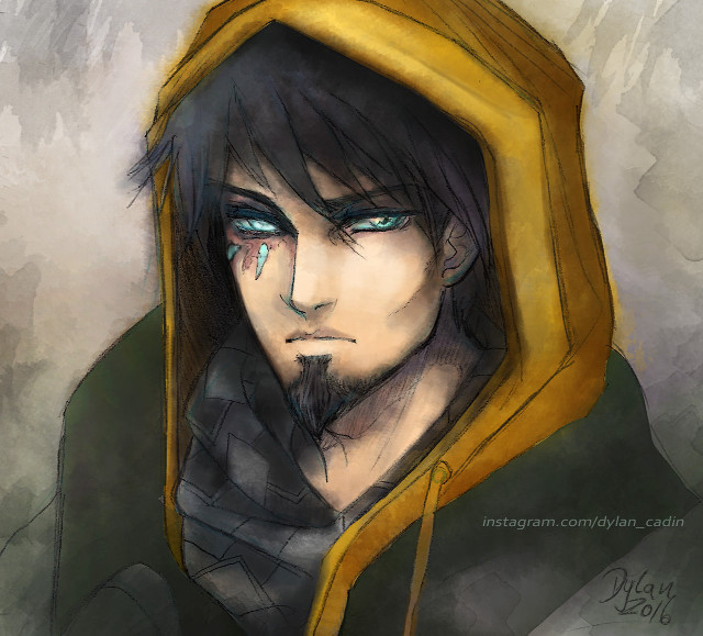 Man hoodie teary eye face free wallpaper - medium preview image