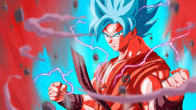 Cartoon character knife sword lightning free wallpaper - medium preview image