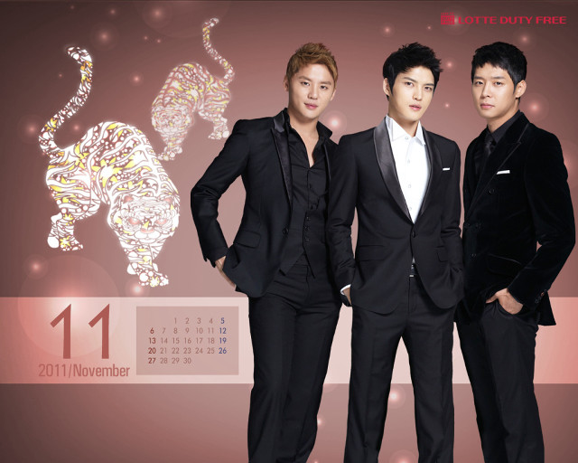 Men suits calendar cat chenjiru free wallpaper - medium preview image