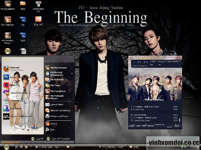 Desktop group people trees branches free wallpaper - medium preview image