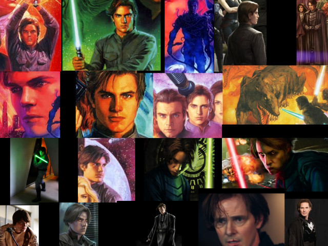 Star wars collage dark background free wallpaper - medium preview image