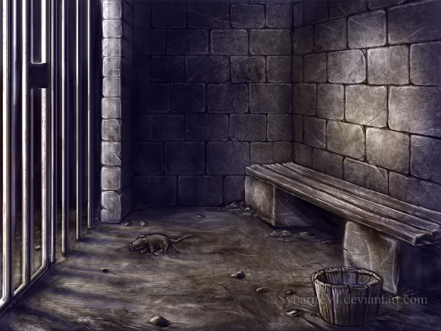 Bench jail cell bars trash free wallpaper - medium preview image