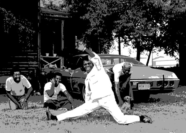 Man swinging baseball bat field free wallpaper - medium preview image