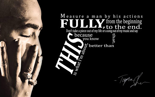 Man hands face quote above free wallpaper - medium preview image