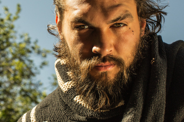 Man beard scarf serious look free wallpaper - medium preview image