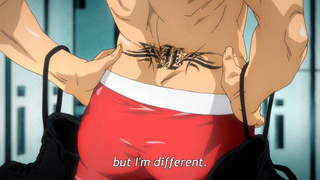 Man spider tattoo red shorts free wallpaper - medium preview image
