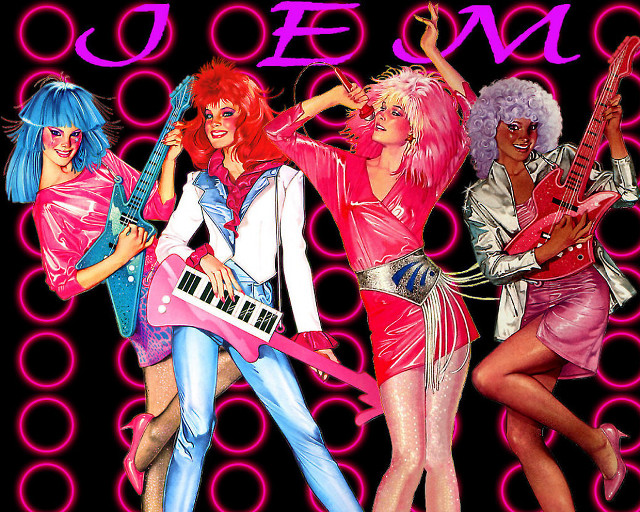 Women pink guitars black background free wallpaper - medium preview image