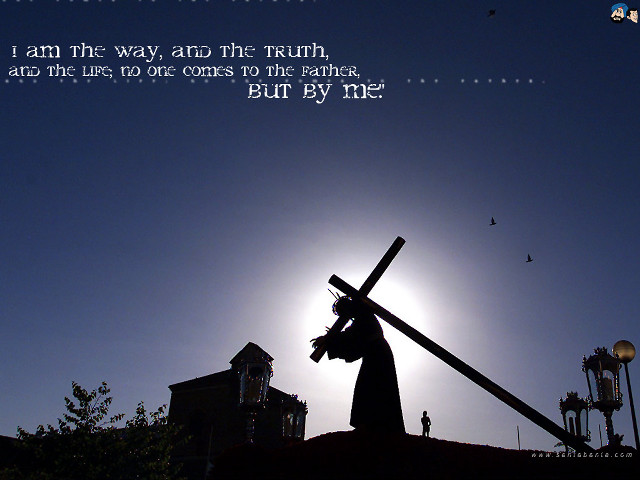 Person holding cross sky background free wallpaper - medium preview image