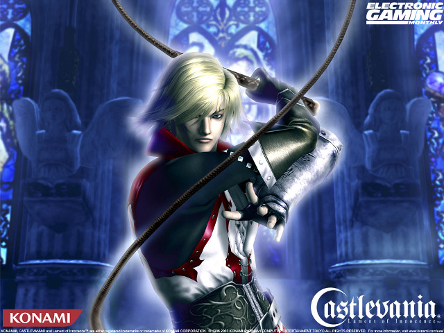 Castlevania character sword shield action free wallpaper - medium preview image