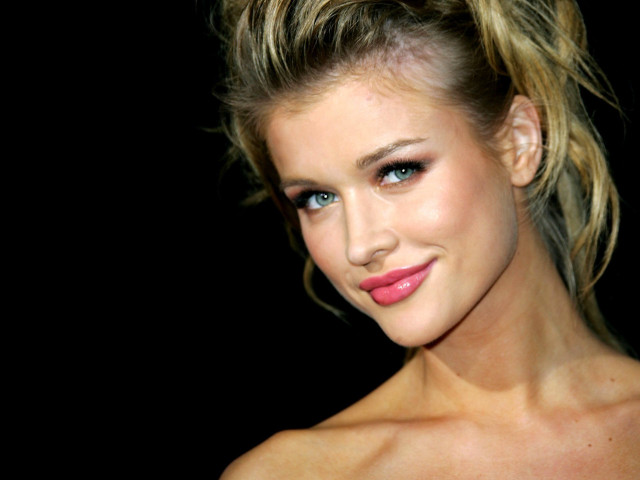 Woman ponytail blue eyes black free wallpaper - medium preview image