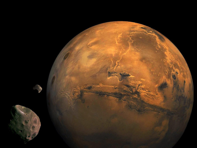 Red planet small background small free wallpaper - medium preview image