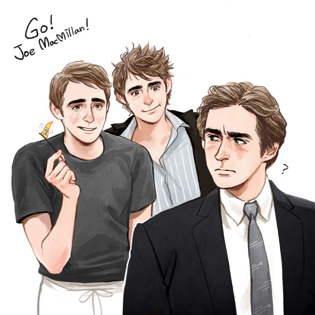 Three men suits ties drawing free wallpaper - medium preview image