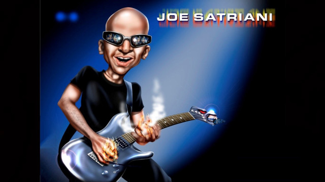 Cartoon man guitar sunglasses shirt free wallpaper - medium preview image