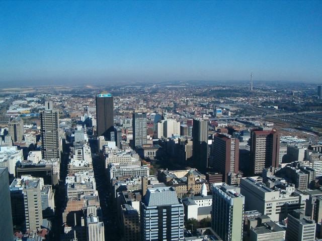 City tall buildings blue sky #4 free wallpaper - medium preview image