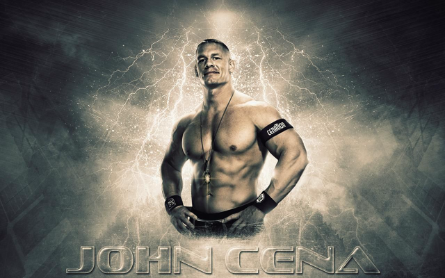 Man wrestling belt John Cena free wallpaper - medium preview image