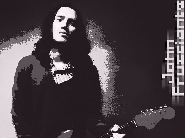 Man long hair guitar serious free wallpaper - medium preview image