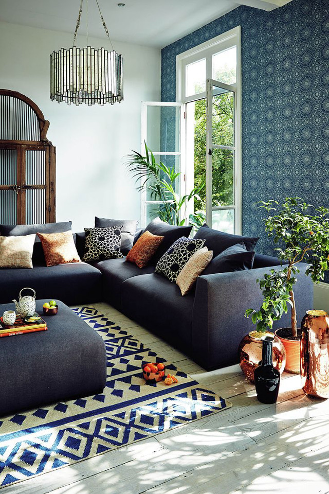 Living room large couch table free wallpaper - medium preview image
