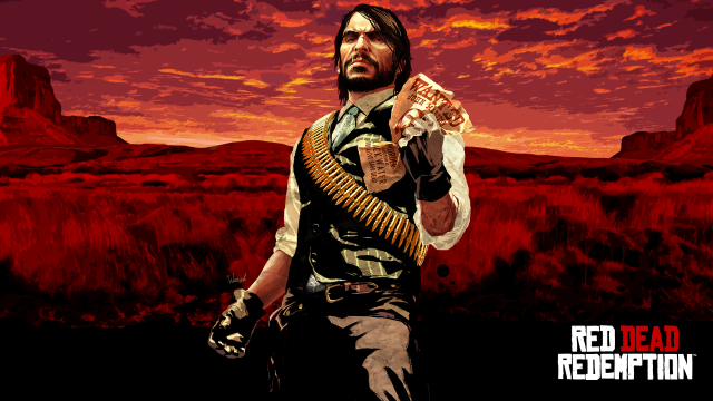 Man holding gun money desert free wallpaper - medium preview image