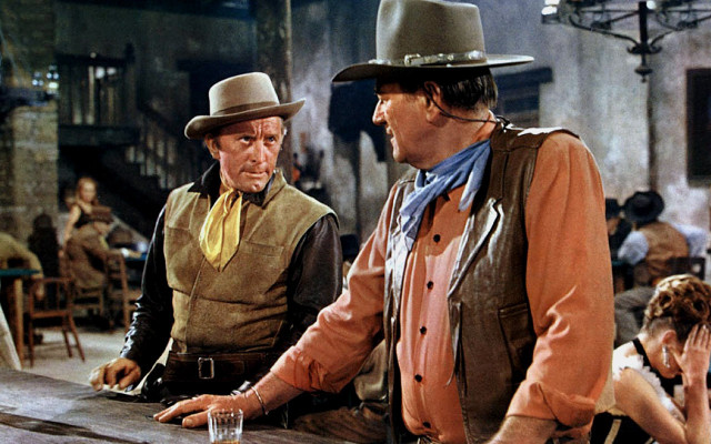 Western men bar conversation background free wallpaper - medium preview image