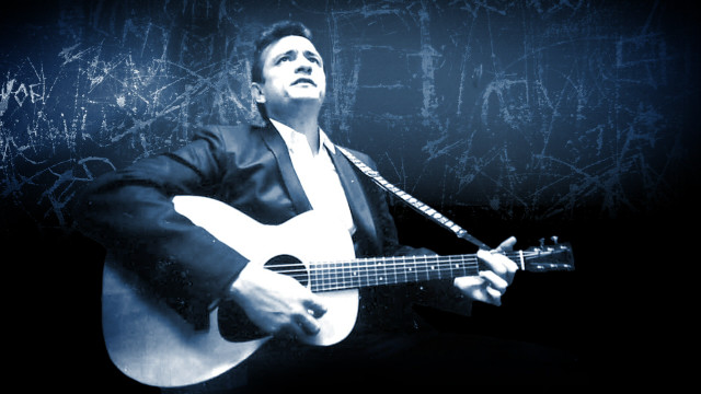 Man suit guitar dark room free wallpaper - medium preview image