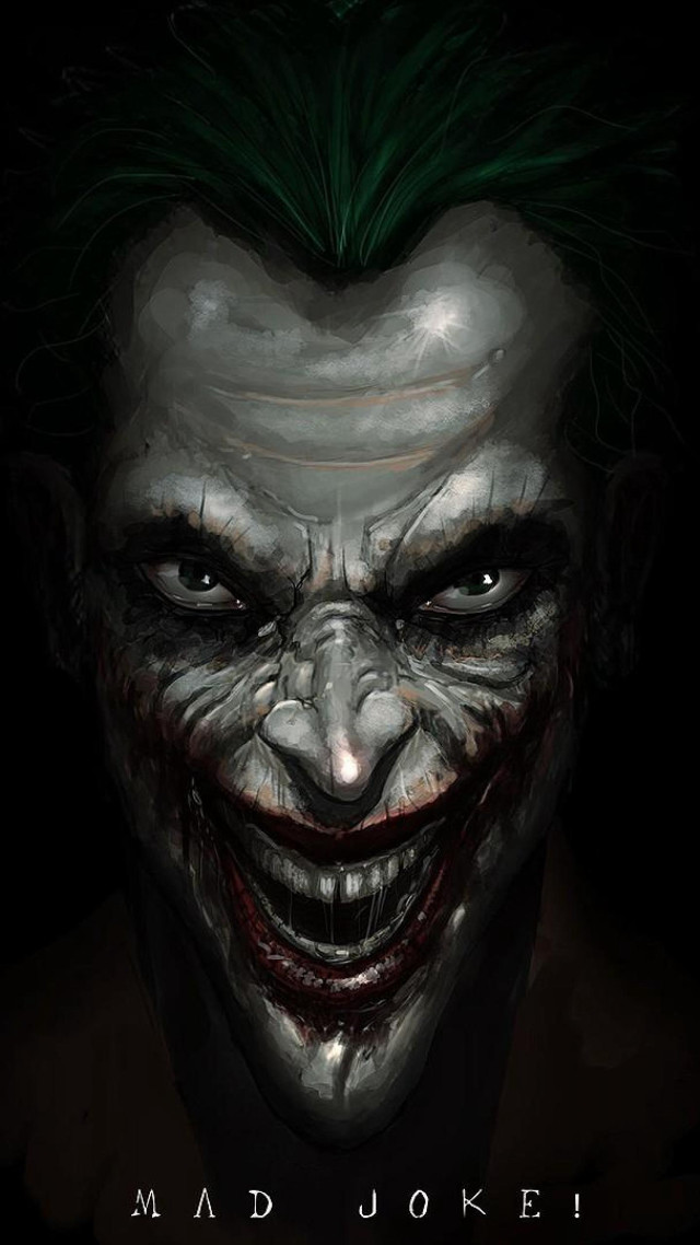 Joker green hair mohawk close free wallpaper - medium preview image