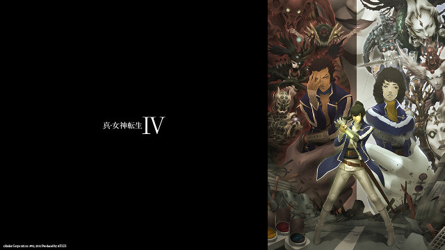 Anime scene woman man monsters free wallpaper - medium preview image