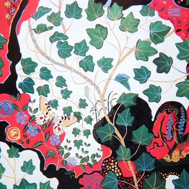 Tree leaves flowers painting nature free wallpaper - medium preview image