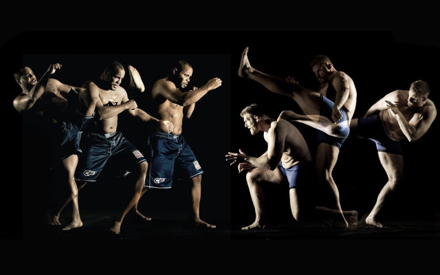 Men group standing underwear shorts free wallpaper - medium preview image