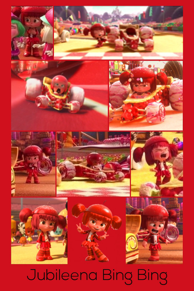 Red hat girl collage maximalism free wallpaper - medium preview image