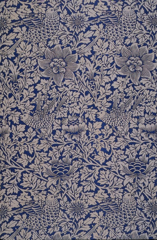 Blue white floral design border free wallpaper - medium preview image