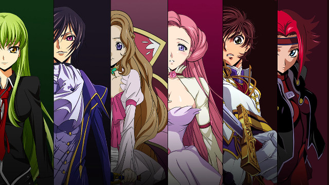 Anime characters colorful hairstyles group free wallpaper - medium preview image