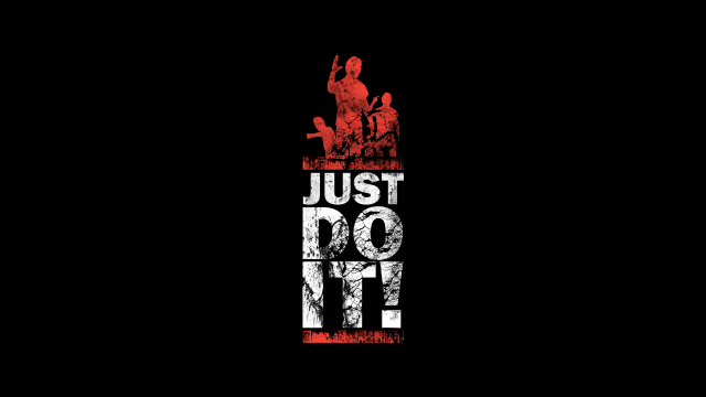Just do it silhouette black free wallpaper - medium preview image