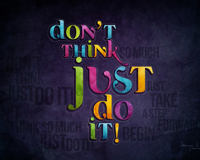 Dont think just do it free wallpaper - medium preview image
