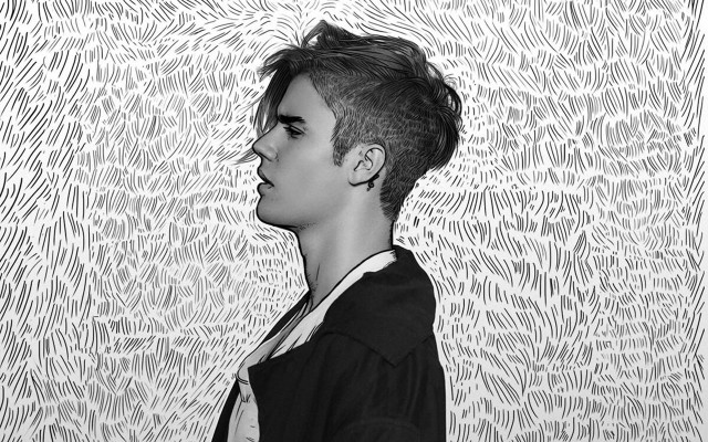 Black white photo person haircut free wallpaper - medium preview image