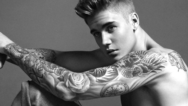 Man tattoos arms chest posing free wallpaper - medium preview image