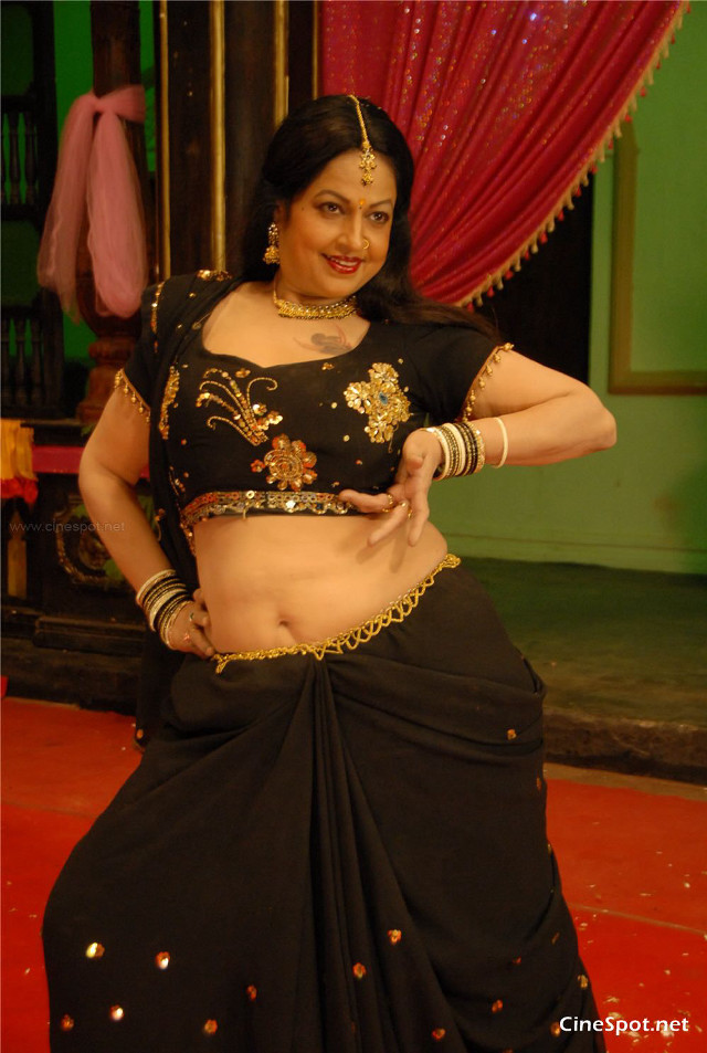 Woman black sari dancing stage free wallpaper - medium preview image