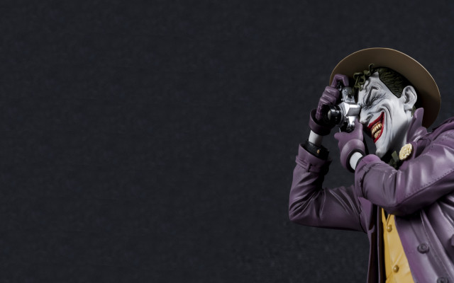Joker costume camera hat man free wallpaper - medium preview image