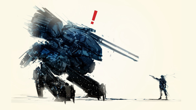Man giant robot snow red #2 free wallpaper - medium preview image