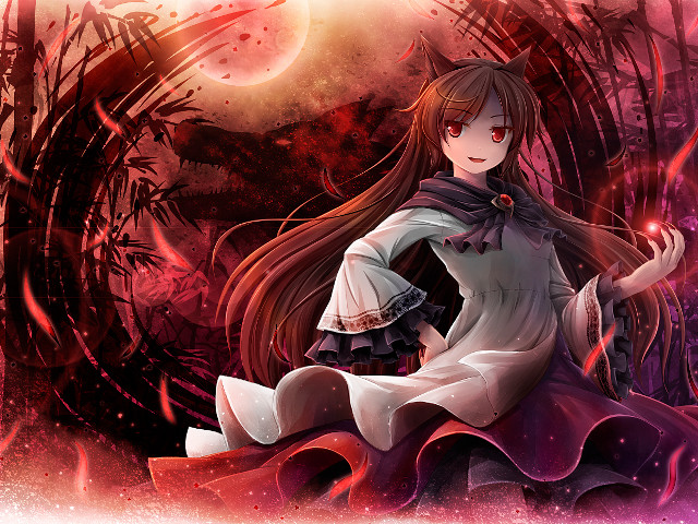 Girl dress rock red background free wallpaper - medium preview image