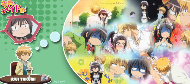 Anime characters bubbles green background free wallpaper - medium preview image